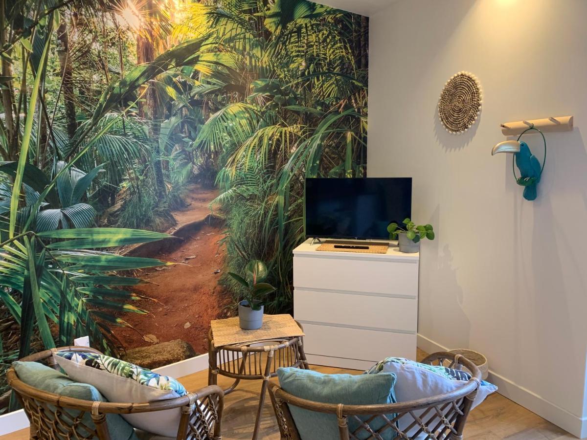 Le Petit Bali - Studio - Wifi - Parking - Coeur De Ville Pont-l'Abbe Luaran gambar